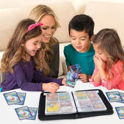 Pokemon Card Folder 4 Pockets Trading Album 480 Cards Portfolio Binder Wallet UK - Image 5