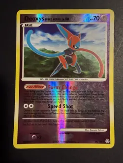 MP Deoxys Speed Forme Lv 50 Reverse Holo 26/146 Legends Awakened Pokemon card - Image 1