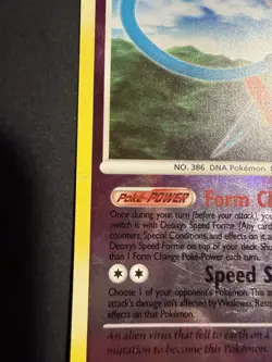 MP Deoxys Speed Forme Lv 50 Reverse Holo 26/146 Legends Awakened Pokemon card - Image 3