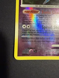 MP Deoxys Speed Forme Lv 50 Reverse Holo 26/146 Legends Awakened Pokemon card - Image 4