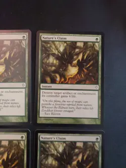 4x Nature's Claim Worldwake NM Magic The Gathering MTG Tcg x4 4 Playset Cards - Image 3
