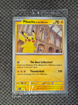 Pikachu At The Museum Promo Card Pokemon TCG - Image 1
