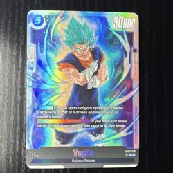 Dragon Ball Vegito FB02-139 SCR Battle Holo English Card 30000 HP 5000 Power - Image 1