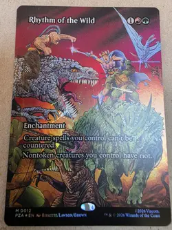 Rhythm of the Wild - Foil (Borderless) Teenage Mutant Ninja Turtles - Mtg - Image 1