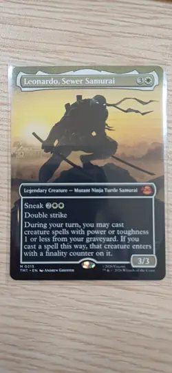Leonardo, Sewer Samurai | Borderless | MTG | TMT | Near Mint | English EN - Image 1