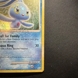 Manaphy 4/12 DP Trainer Kit: Manaphy & Lucario Holo Pokemon TCG HP with Swirl - Image 5