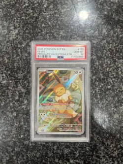 Pokemon Eevee TCG Holo Promo Prismatic Evolutions PSA 10 - Image 1