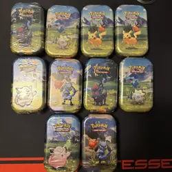 Lot Of 10 Pokemon Ascended Heroes Tins 2 Packs Per Tin - Image 1