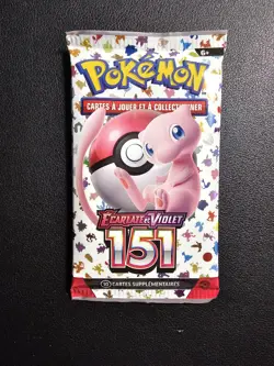 Booster 10 Cartes Pokemon Mew 151 EV3.5 Neuf Scelle FR - Image 1