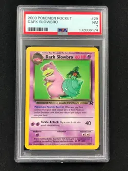 Pokemon 2000 Dark Slowbro 29/82 PSA 7 - Image 1