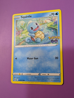 Pokemon TCG - Squirtle 015/078 Pokemon GO Non-Holo - Image 1