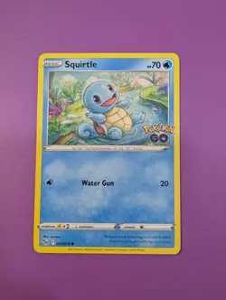 Pokemon TCG - Squirtle 015/078 Pokemon GO Non-Holo - Image 2