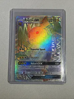 Raichu GX - 75/73 - Secret Rare NM Pokemon SM - Shining Legends - Image 1