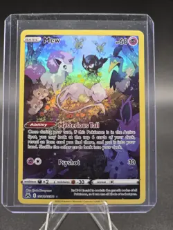 2023 Pokemon CROWN ZENITH GALARIAN GALLERY FULL ART MEW GG10/GG70🔥🔥🔥 - Image 1