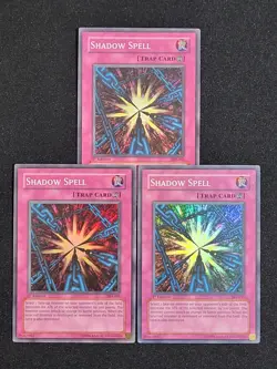 3 X YuGiOh Shadow Spell Kaiba Evolution SKE-041 1st Edition Super Rare LP - Image 1