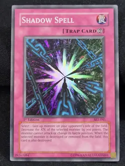 3 X YuGiOh Shadow Spell Kaiba Evolution SKE-041 1st Edition Super Rare LP - Image 3