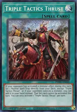YuGiOh Triple Tactics Thrust Secret Rare (PHHY-EN069) - Image 1