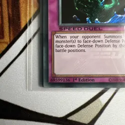 Floodgate Trap Hole sgx1-en123 1st Edition Secret Rare Yu-Gi-Oh! - Image 2