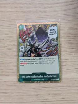 Demon Aura Nine Sword Style Asura OP12-037 English R Legacy Master One Piece - Image 1