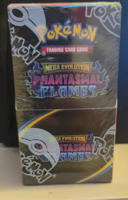 Pokemon TCG Mega Evolution Phantasmal Flames sealed Half Booster Box 18 Packs - Image 2