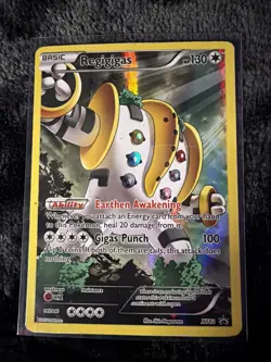 Pokemon TCG Regigigas XY Black Star Promos Holo Card XY82 - Image 1
