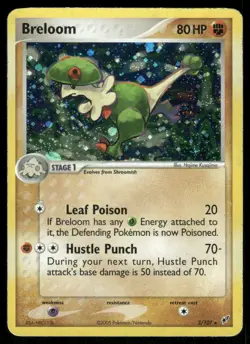 Pokemon Cards Breloom 3/107 Deoxys Holo Rare NM - Image 1