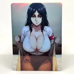 Attack on Titan Pieck Finger Goddess Anime Waifu ACG Foil Card - Image 1