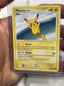 Pokemon Promo Card - Pop Series 9 - Pikachu 15/17 - 2009 Trading Card TCG LP - Image 1