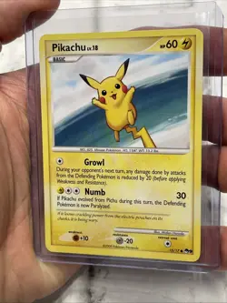 Pokemon Promo Card - Pop Series 9 - Pikachu 15/17 - 2009 Trading Card TCG LP - Image 2