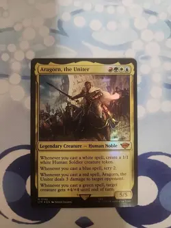 Aragorn, The Uniter (Tales Of Middle Earth)(Mythic Rare)(Foil) - Image 1