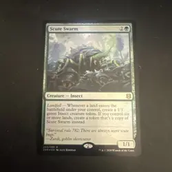 FOIL Scute Swarm PROMO Zendikar Rising 203/280 MTG ZNR NM - Image 1