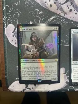 MTG English Opposition Agent NM Foil Commander Legends 141 Magic the Gathering - Image 1