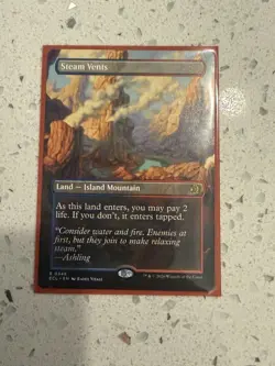 Steam Vents (Borderless) - 348 - ECL - NM - MTG Magic the Gathering - Image 1