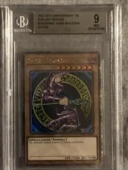 DARK MAGICIAN 2023 ( 25th Anniversary Tin ) DUELING HEROES #TN23EN001 Mint 9 - Image 1