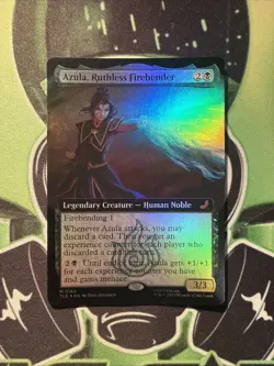Azula, Ruthless Firebender - FOIL Extended Mythic - MTG Avatar TLE - 0184 NM - Image 1