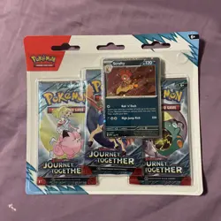 Pokemon Journey Together SV09 3-Pack Blister Set of 2 Brand New Sealed - Image 3