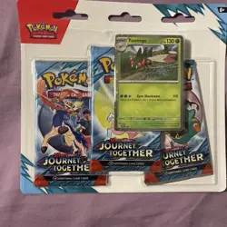 Pokemon Journey Together SV09 3-Pack Blister Set of 2 Brand New Sealed - Image 5