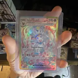Pokemon Sylveon ex Special Illustration Rare Holo 156/131 270HP Prismatic Evolu… - Image 1