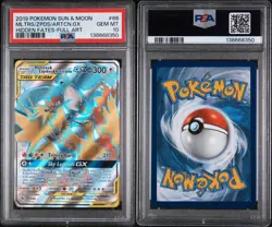 PSA 10 Moltres & Zapdos & Articuno GX Full Art Hidden Fates 66/68 Pokemon Card - Image 3