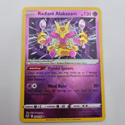 Radiant Alakazam Foil Silver Tempest 059/195 NM Pokemon TCG - Image 1