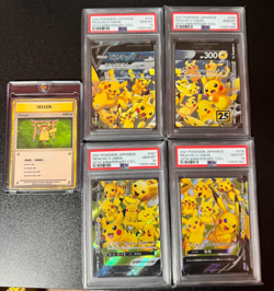 PSA 10 Pikachu V-Union 4 Sequential Set Japanese 025-028 25th Anniversary 2021 - Image 1