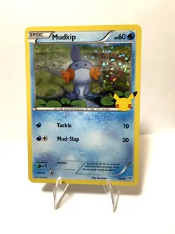 2021 Pokemon 25th Anniversary Mcdonalds Promo Holo Mudkip 19/25 (A) - Image 1