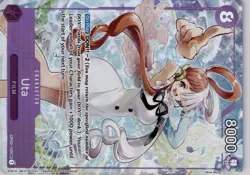 Uta OP02-120 ALT ART Secret Bandai Premium Uta Card Collection One Piece Card - Image 5
