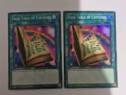 1x TOON TABLE OF CONTENTS DASA-EN043 Yu-Gi-Oh! Card Super Rare 1st Edition M/NM - Image 1