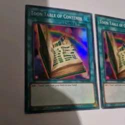 1x TOON TABLE OF CONTENTS DASA-EN043 Yu-Gi-Oh! Card Super Rare 1st Edition M/NM - Image 2