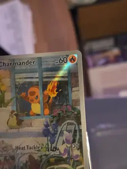 Charmander 44 Scarlet Violet ETB Black Star Promo Pokemon TCG Card NM - Image 3