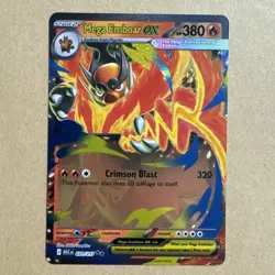 Pokemon Card Mega Emboar ex 031/217 Ascended Heroes Double Rare Near Mint - Image 1