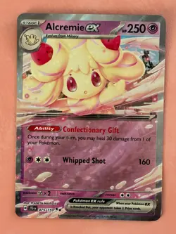 Alcremie ex ~Culinary Corner~ Pink & Pastel Gallery ~ Cute Foodie Pokemon Card - Image 1