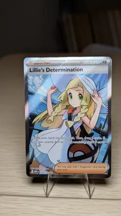 Pokemon TCG Mega Evolution Lillie’s Determination Full Art Trainer Card 169/132 - Image 1