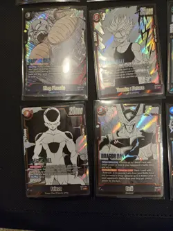 9 Card LOT SR Fusion World Manga Booster NM Goku Trunks Dragon Ball - Image 2